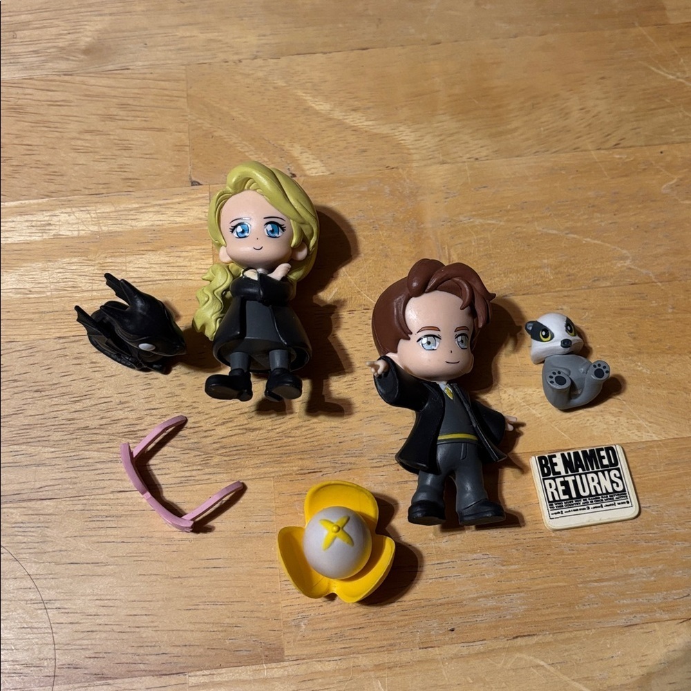 Harry Potter Yume Magical Capsule Mystery Box Cedric Diggory and Luna Figure
